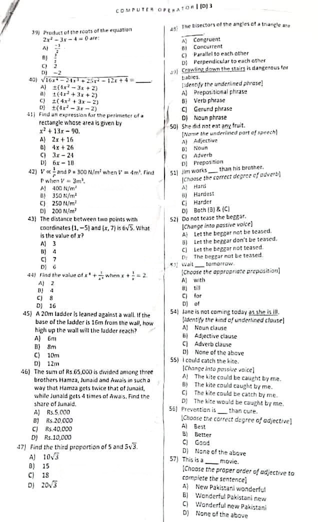 Past Paper Page 3