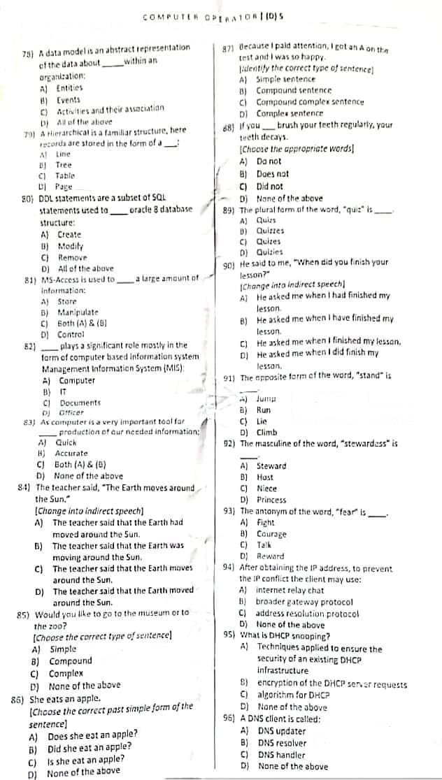 Past Paper Page 5